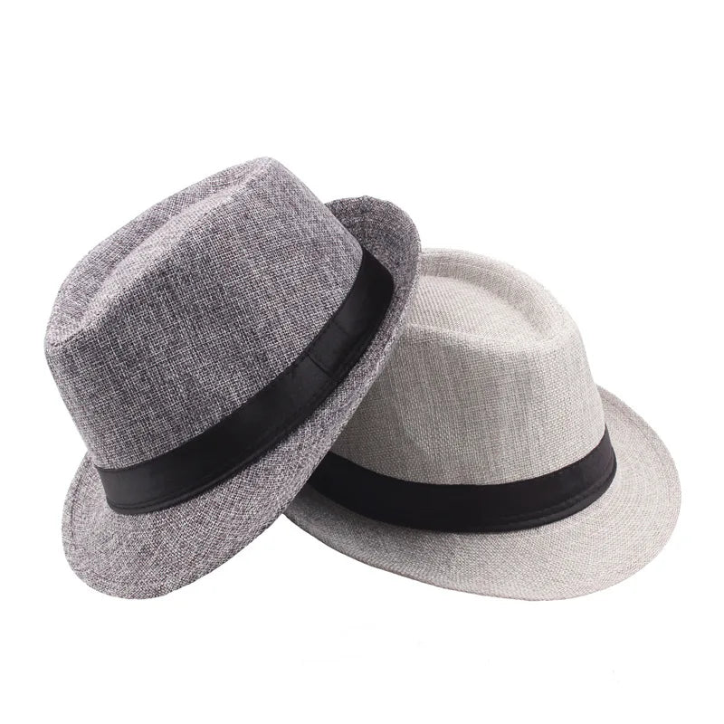 Sombrero tipo fedora unisex de verano